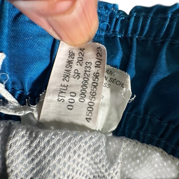 Under Armour Boys Size YLG Swim Trunks Board Shorts 2 Pair Lot Green Blue - Picture 12 of 16